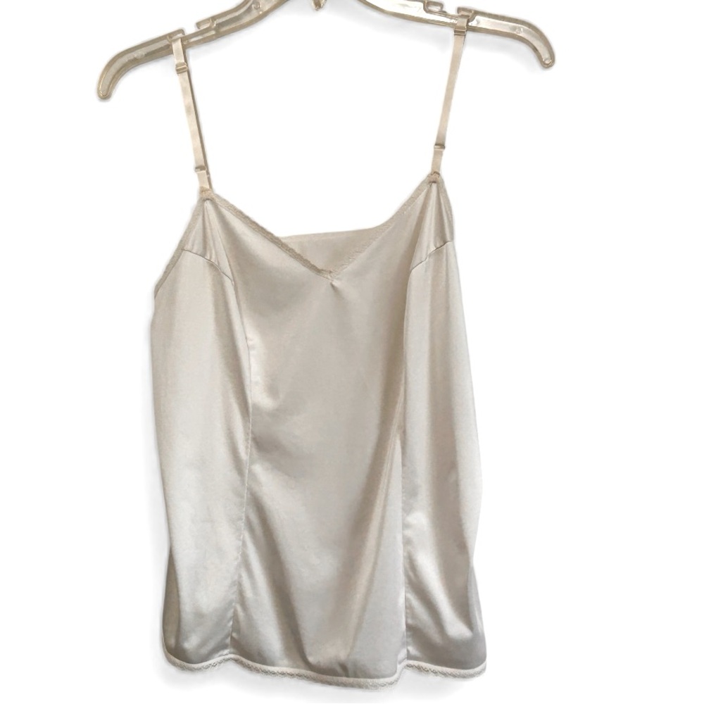 Vintage Vanity Fair Cream Satin Camisole Sz 40/46 Style 17/701